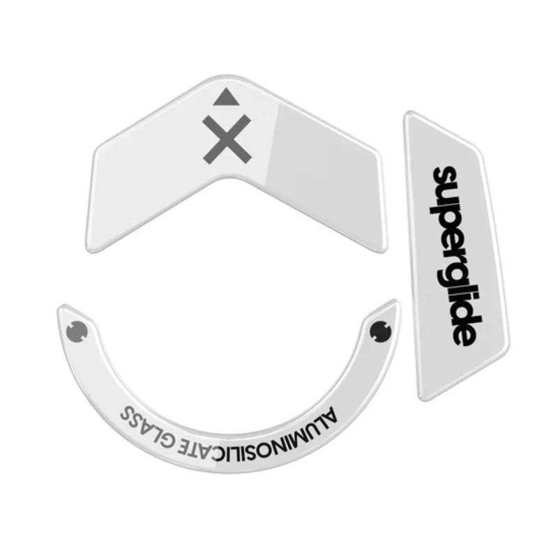 Pulsar Superglide Glass Skates For Logitech G502X - White - أكسسوار فأرة